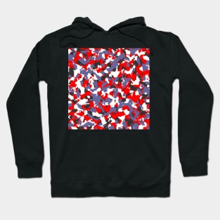 Camouflage Red White Hoodie